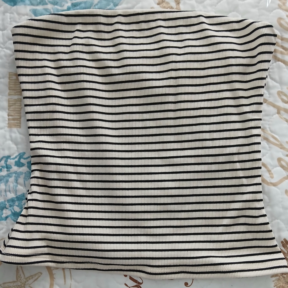 Keep It Chill Striped Tube Top
